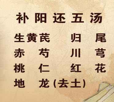 王清任治疗脑梗中风神奇经方-补阳还五汤