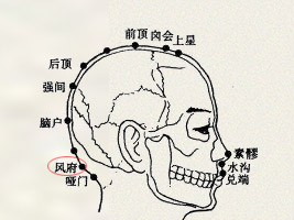 风府穴（鬼穴、鬼枕穴）